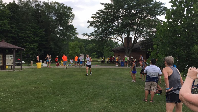2015 Road Runner Classic 8K 118.JPG - 2015 Road Runner Classic 8K run at Maybury State Park outside Northville Michigan on July 25, 2015.